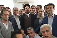 دیدار موسس راما اسپا به عنوان كارآفرین برتر كشور با حاج سید حسن خمینی در سال 1393